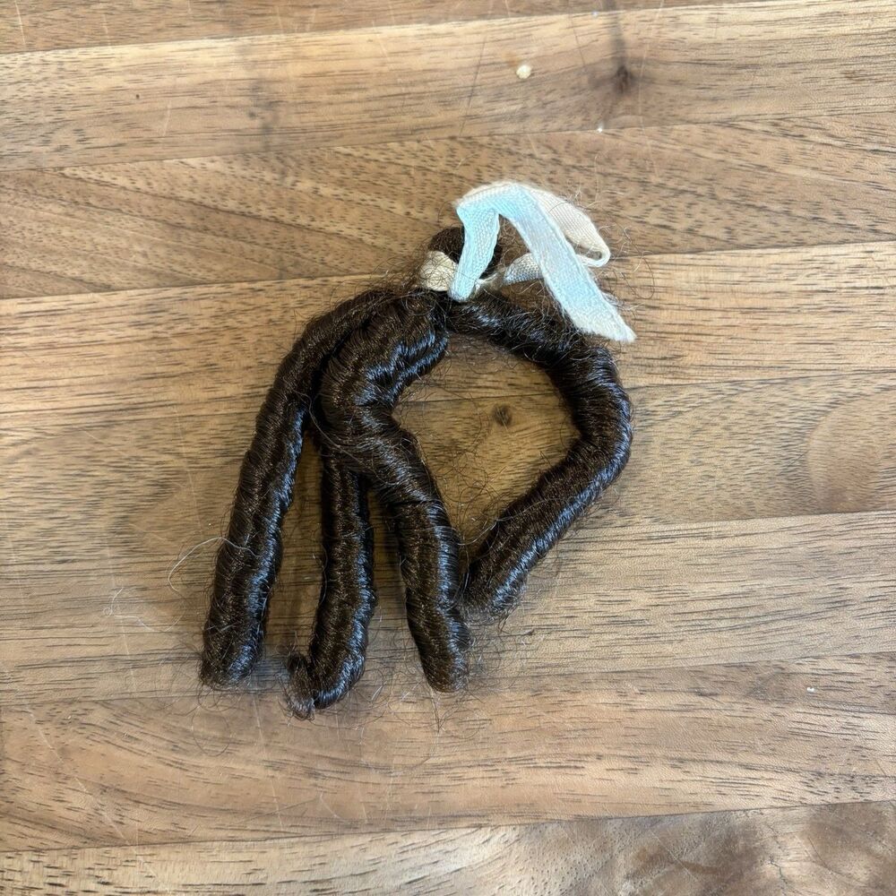 Barbie Doll Mattel Brown Hair Accessory Wigs Hairpiece Headwear Curls Extensions
